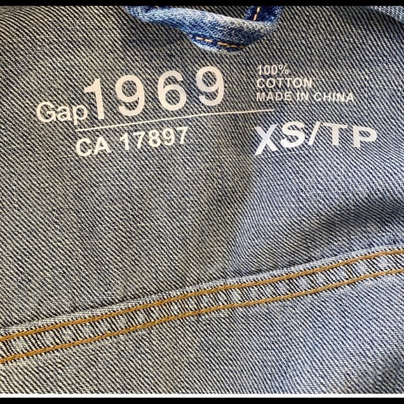 GAP blue jean jacket size XS - Picture 7 of 7